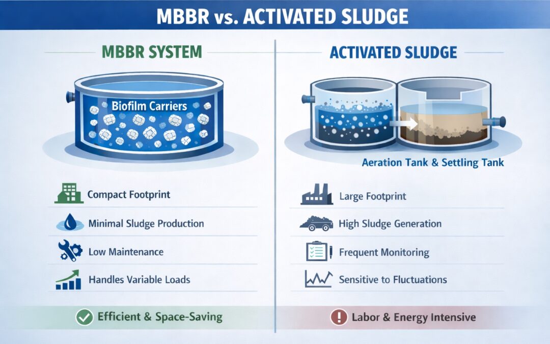 MBBR Technology: Engineering Biological Treatment for  Space, Stability, and Performance